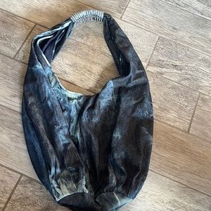 Free people. Denim hobo shoulder bag.